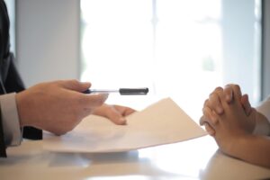 signere en leieavtale for kontor